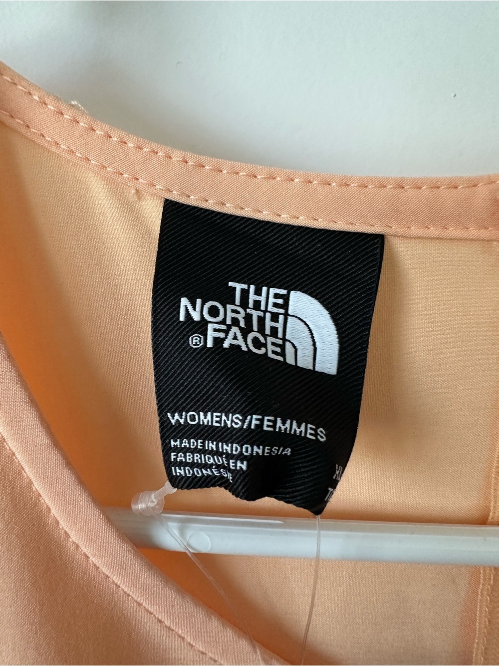 The North Face Peach Sleeveless Zip-Back Top - Picture 3 of 6